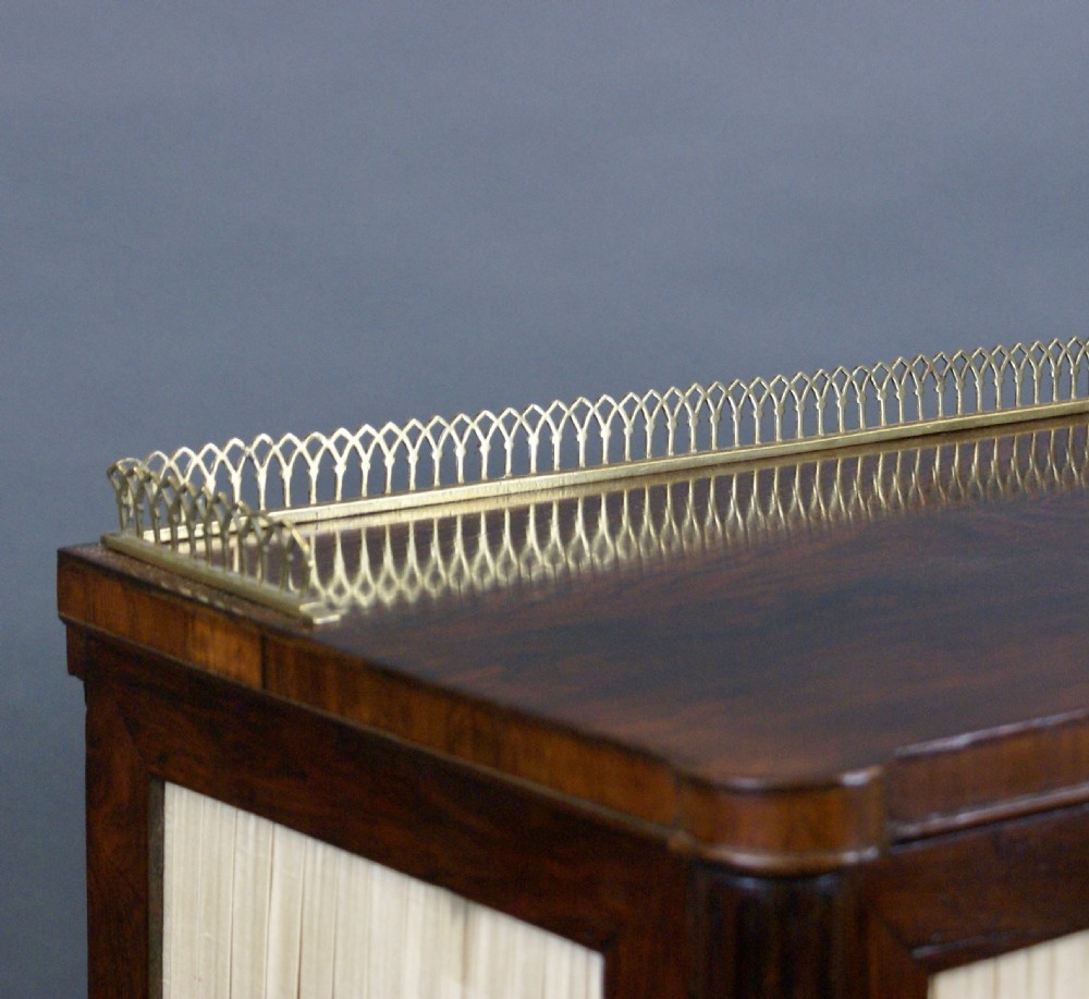 Regency Rosewood side cabinet View II