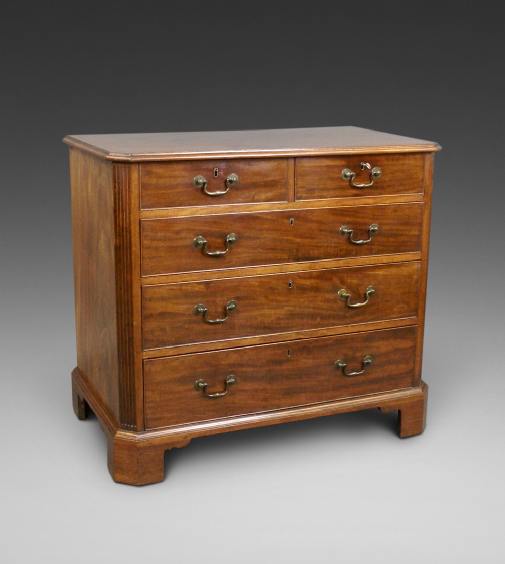 A superior quality George III mahogany chest 