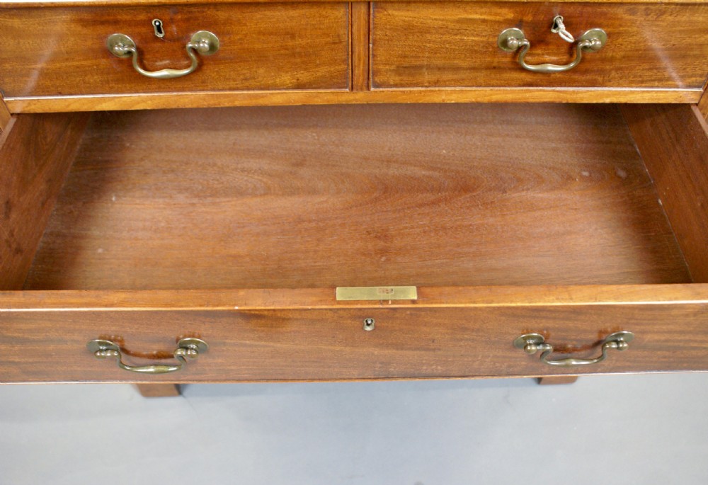 A superior quality George III mahogany chest  View V