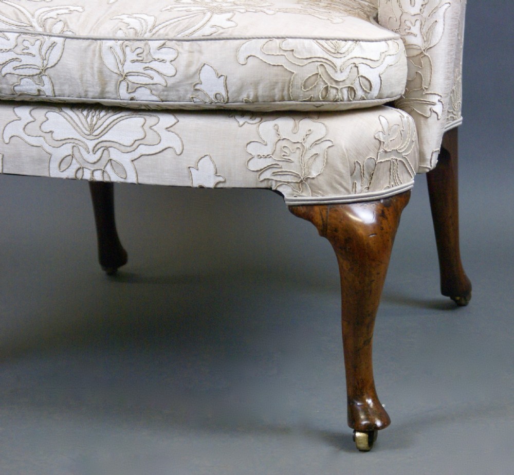 An 19th century walnut wing chair View VI