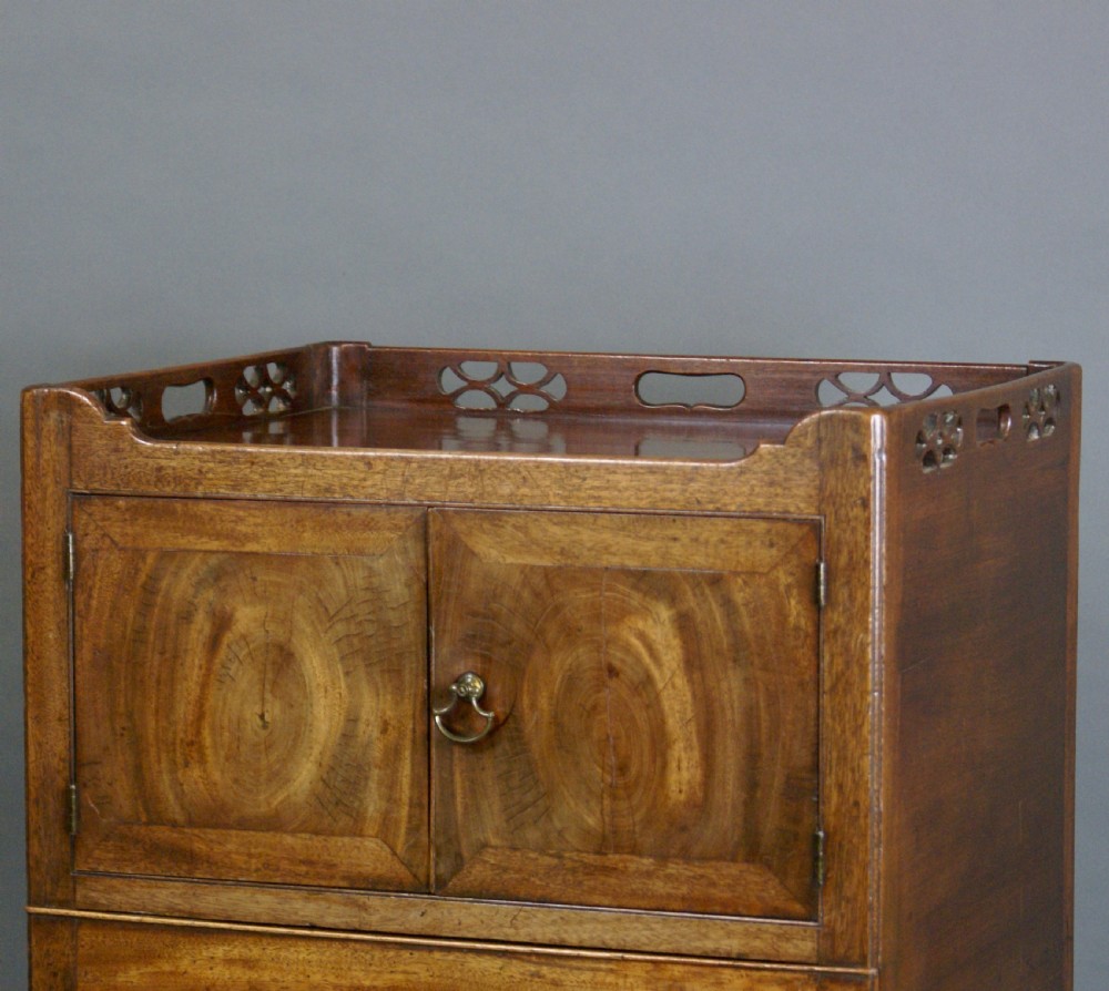 A George III Mahogany Pot Cupboard View IV