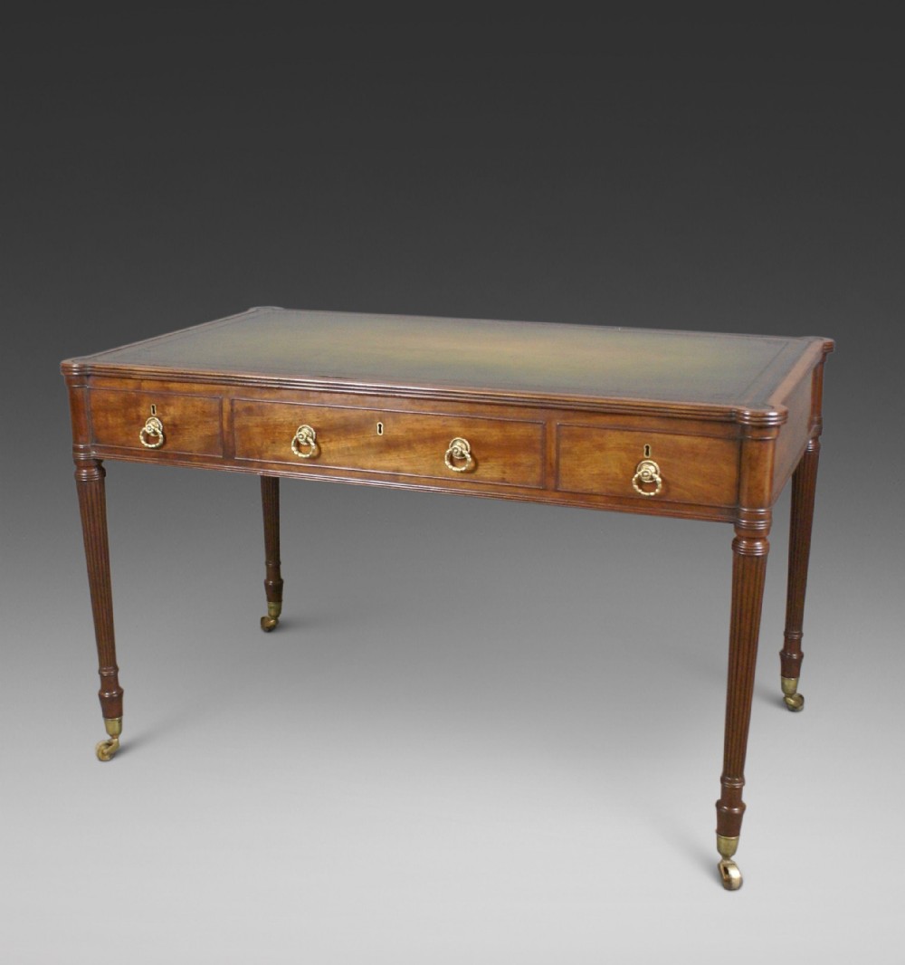 A Fine George III Mahogany Writing Table