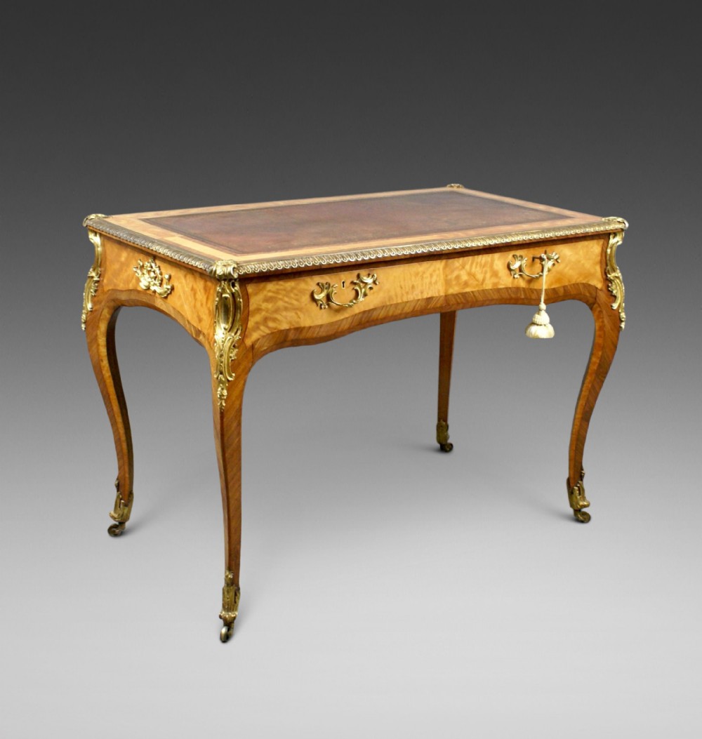 An exceptional English Ormolu writing table