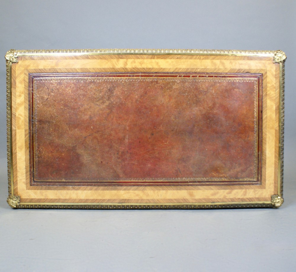 An exceptional English Ormolu writing table View V