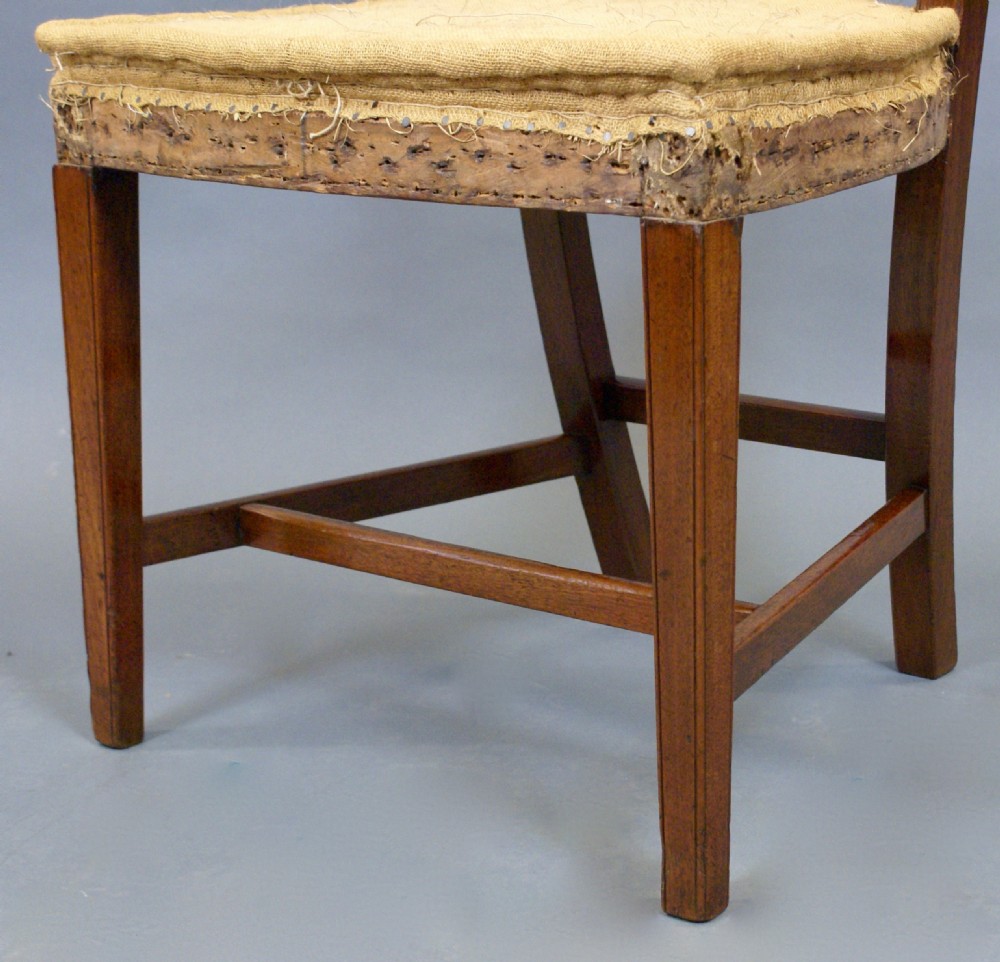 An Elegant Set Of 8 Late 18Thc Dining Chairs View VI