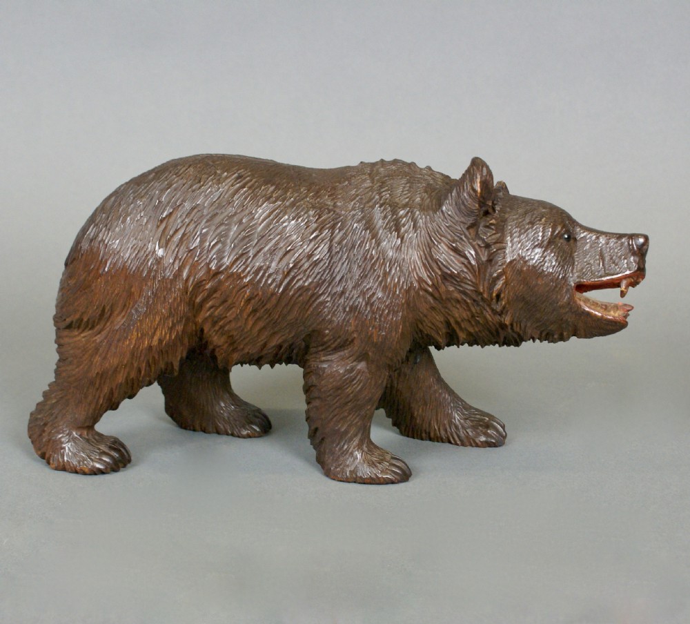 A Very Well Carved Black Forest Bear View II
