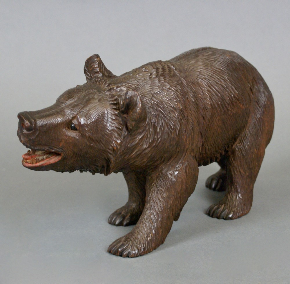 A Very Well Carved Black Forest Bear View IV