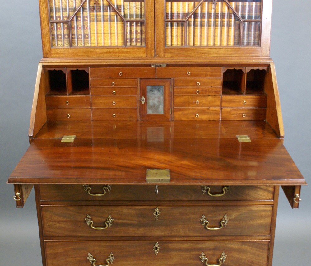 An Impressive George III Bureau Bookcase View V