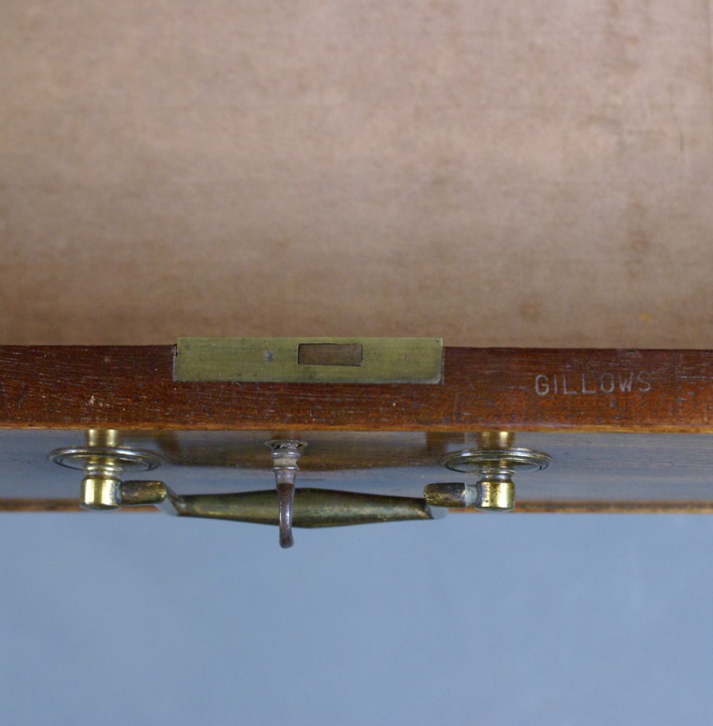 A Superb Gillows Linen Press View VI