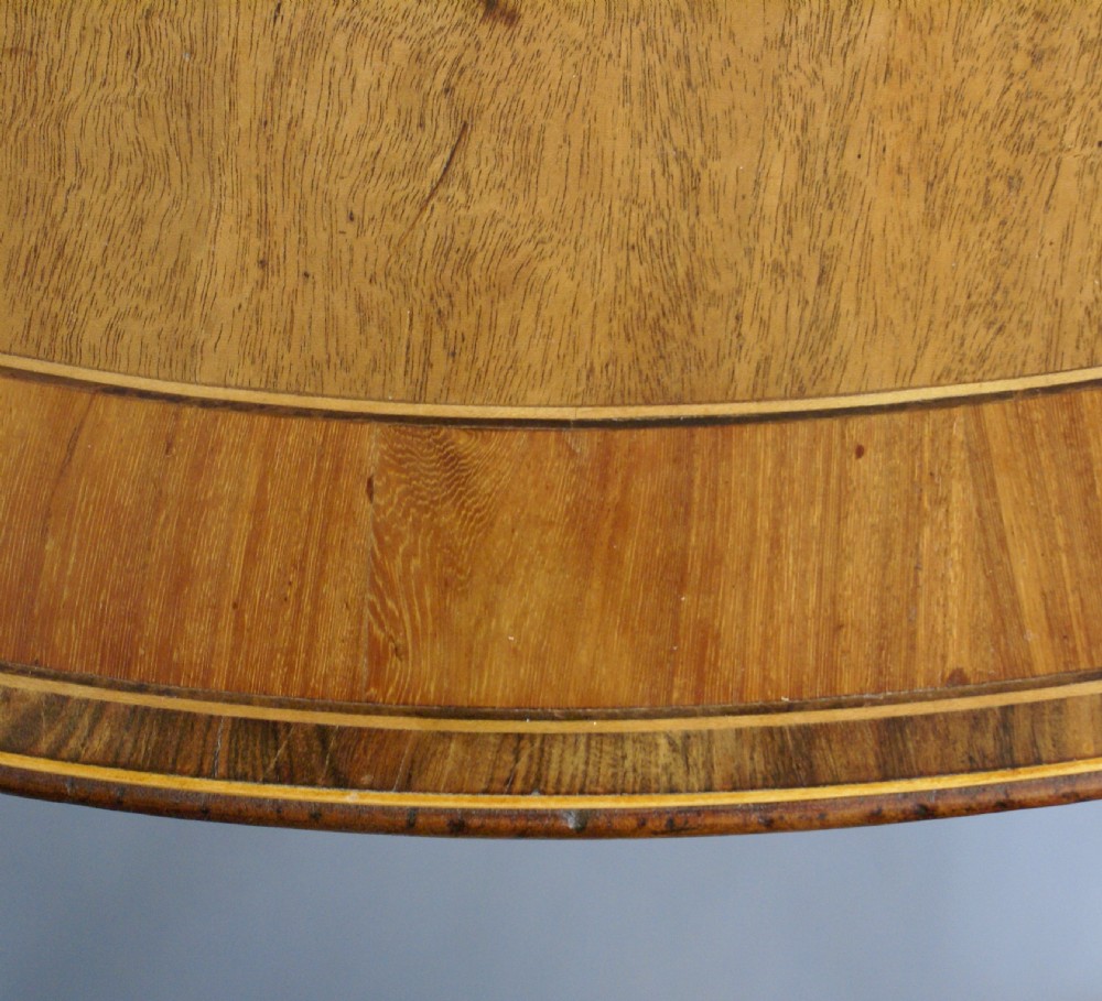 A Large Oval Georgian Breakfast Table. View III