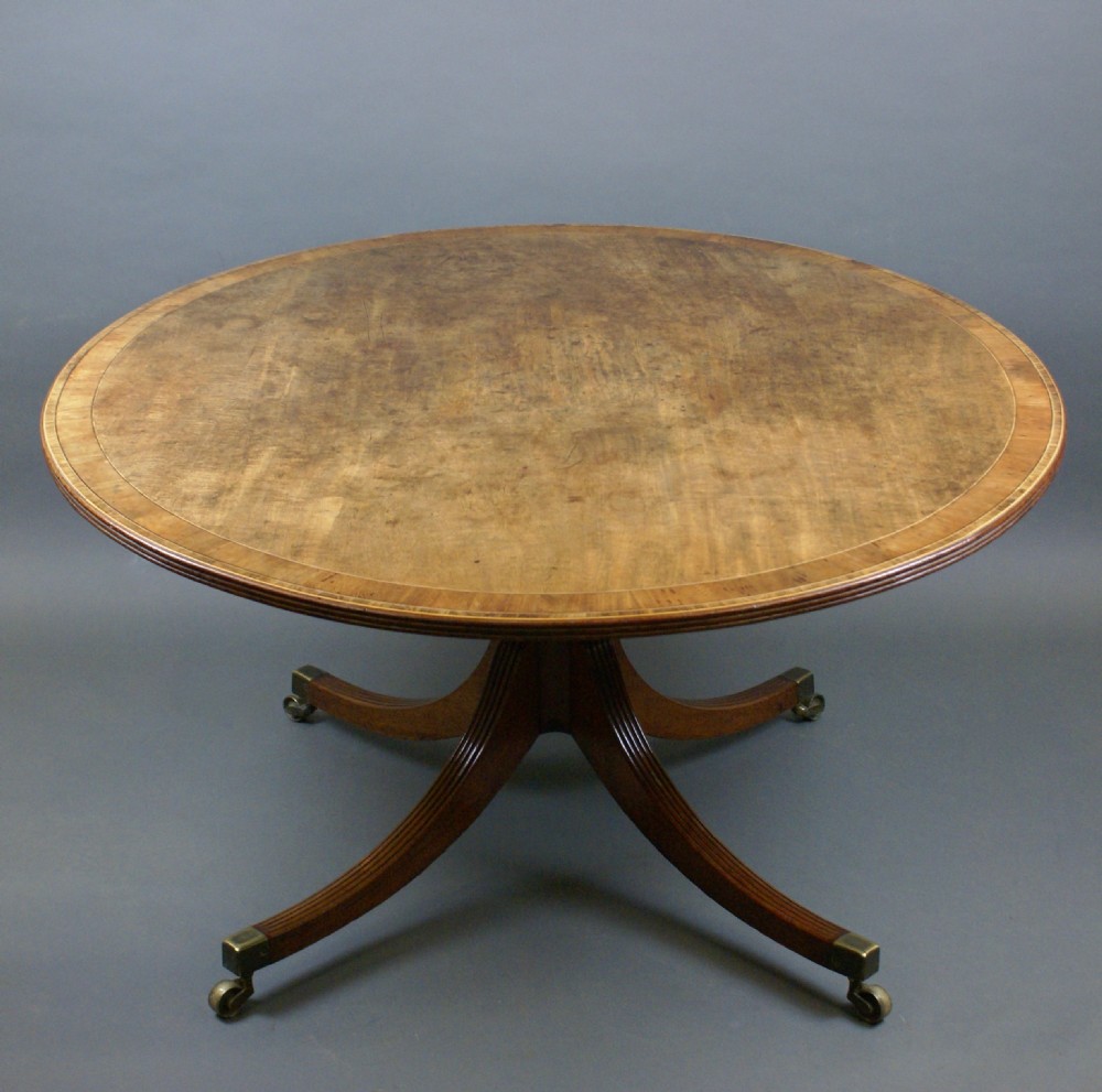 A Large Oval Georgian Breakfast Table. View IV