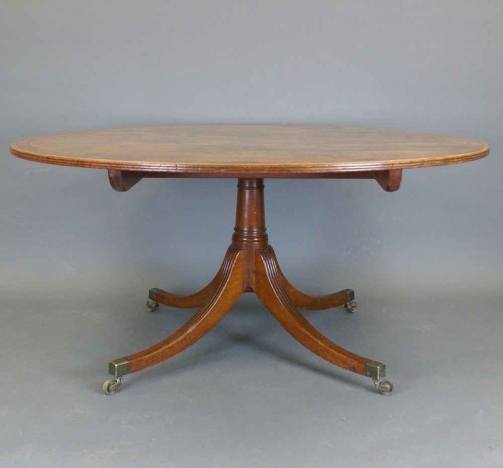 A Large Oval Georgian Breakfast Table. View V