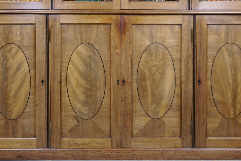 George III Mahogany Library Bookcase View II