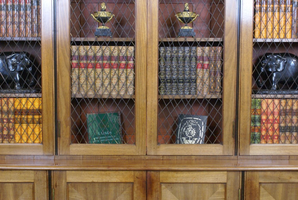 George III Mahogany Library Bookcase View III