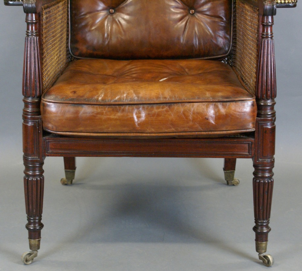 A Fine Regency Mahogany Bergere View IV