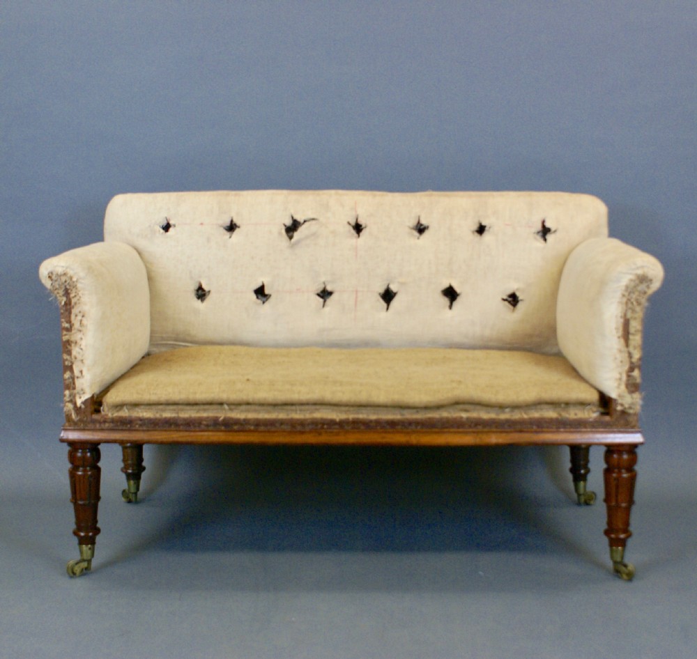 A Small William IV Rosewood Sofa View IV