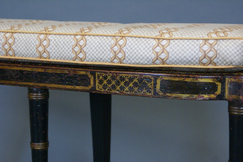 A Rare Regency Chinoiserie Window Seat View III