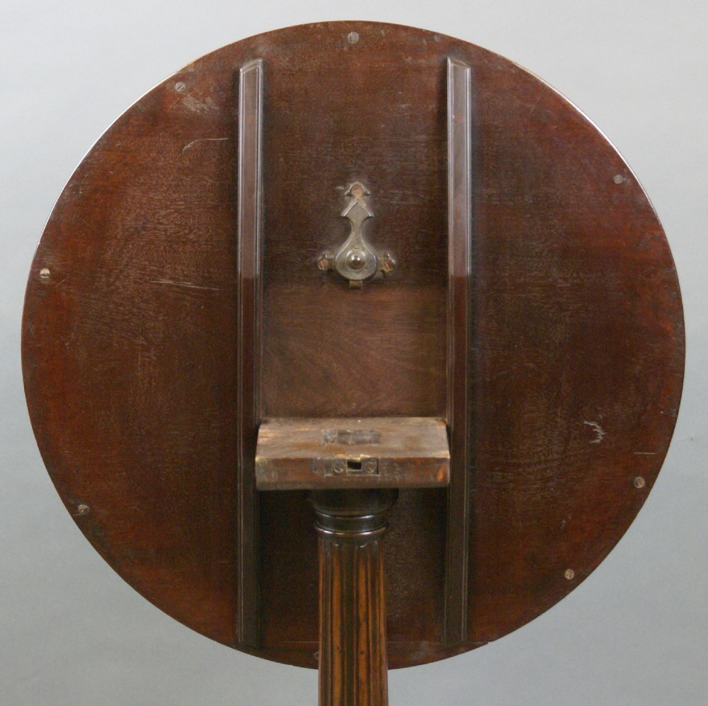 A George III gallery top tripod table View VI