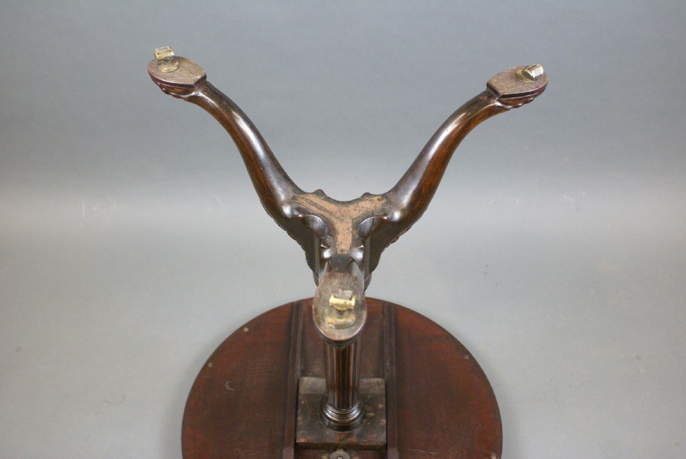 A George III gallery top tripod table View VII