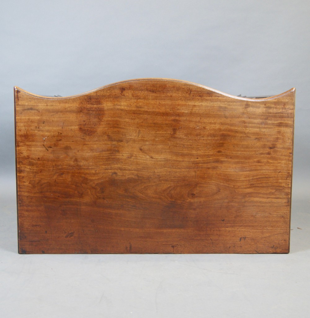 A Hepplewhite Period Mahogany Serpentine Chest  View III