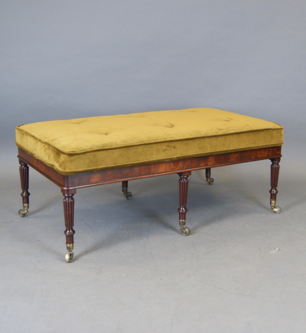 An Unusual George III Mahogany Stool View V