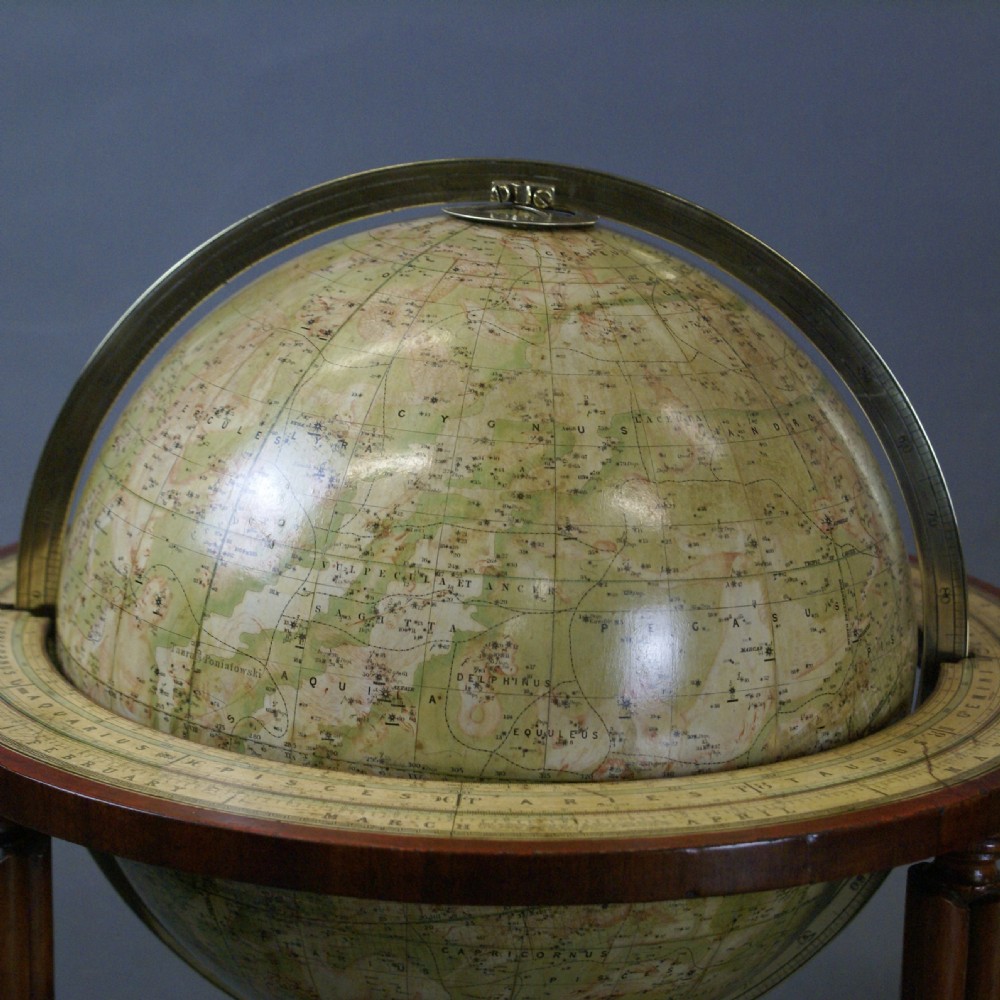 A Pair Of 12' Table Globes By Malby's View III