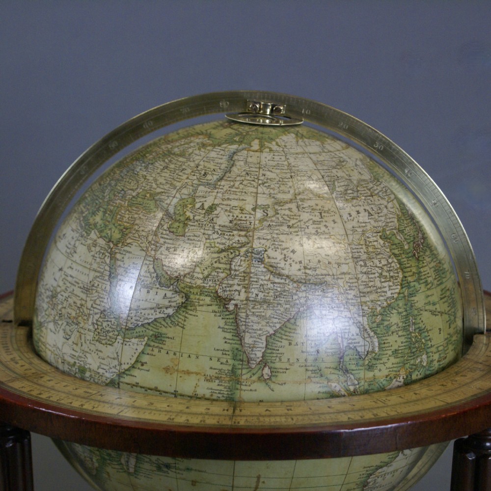 A Pair Of 12' Table Globes By Malby's View VII