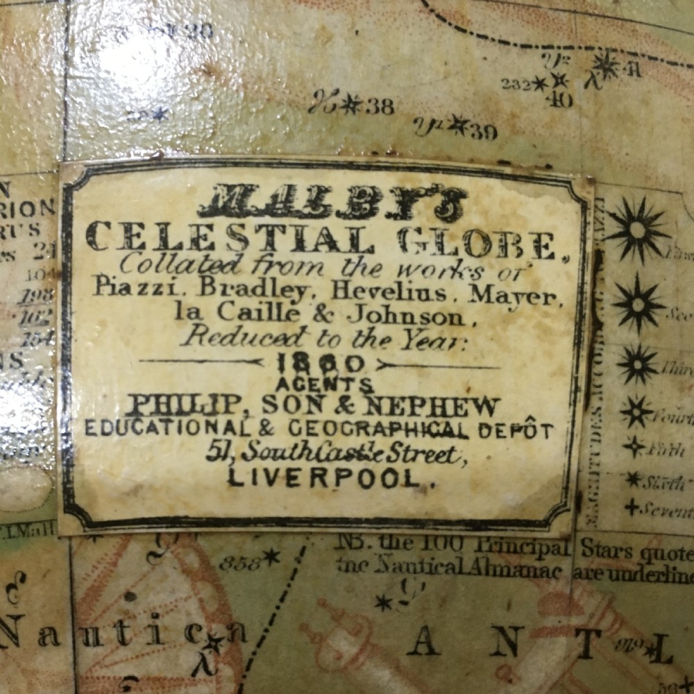 A Pair Of 12' Table Globes By Malby's View IX