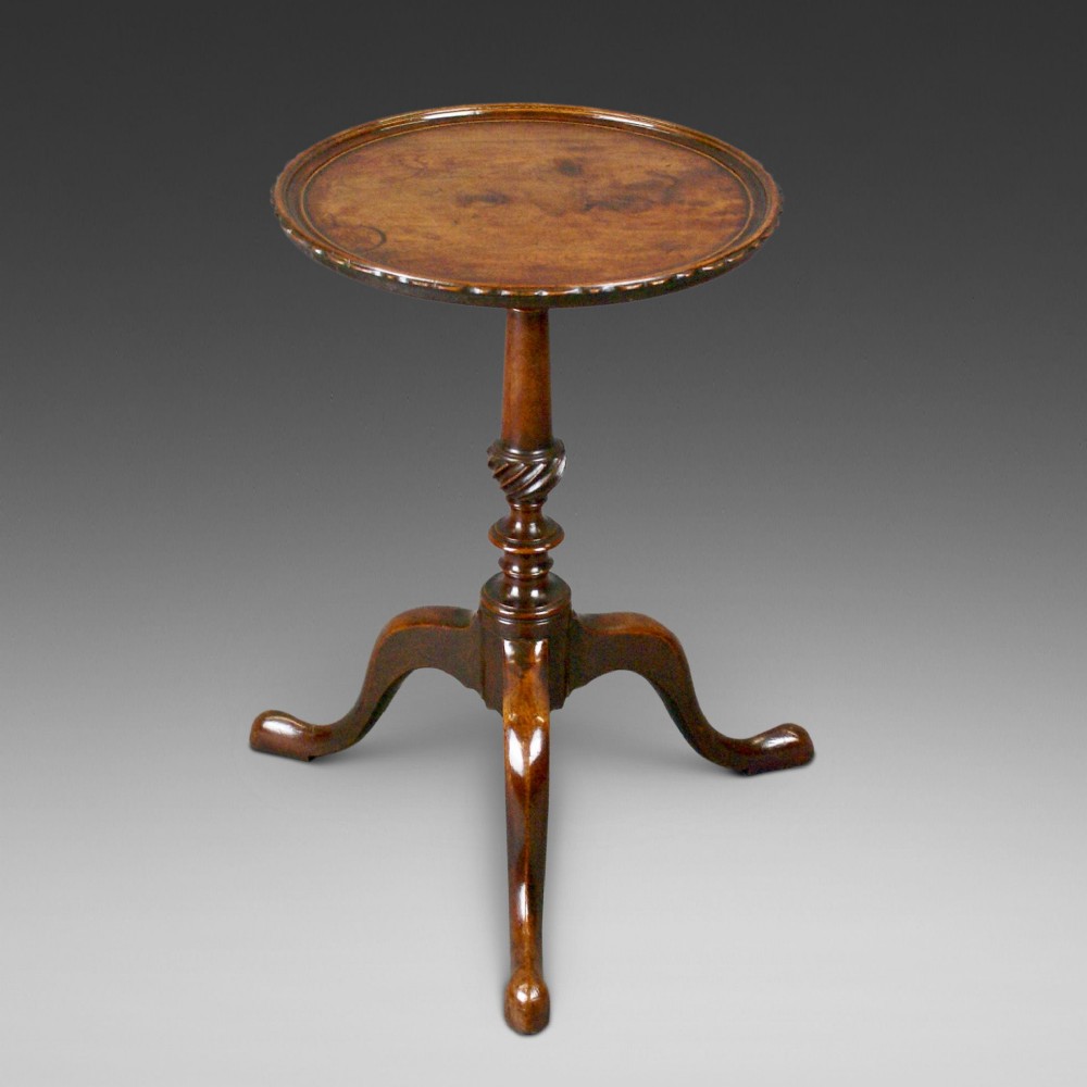 A George III Mahogany Tripod Table