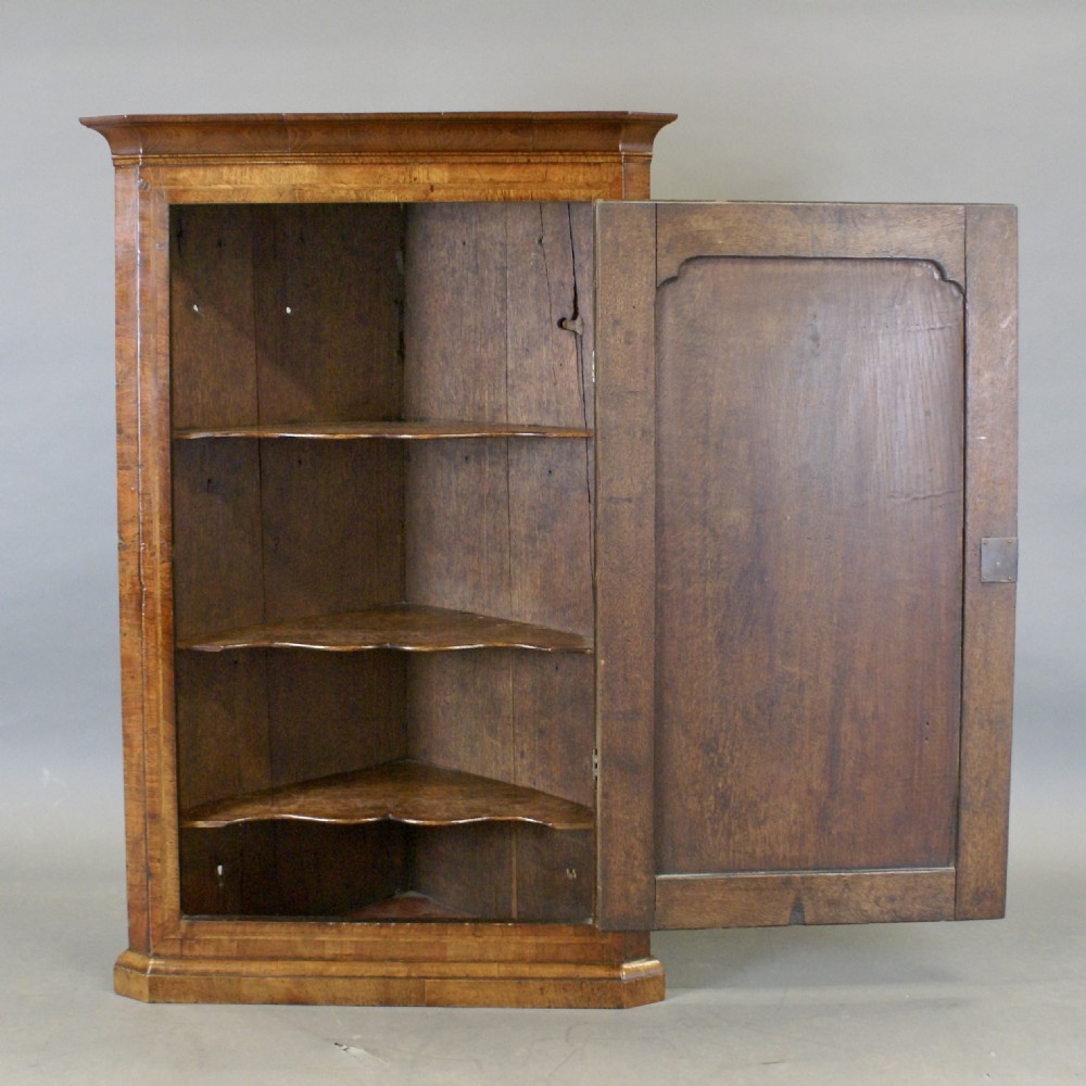 A George II Walnut Corner Cupboard View IV