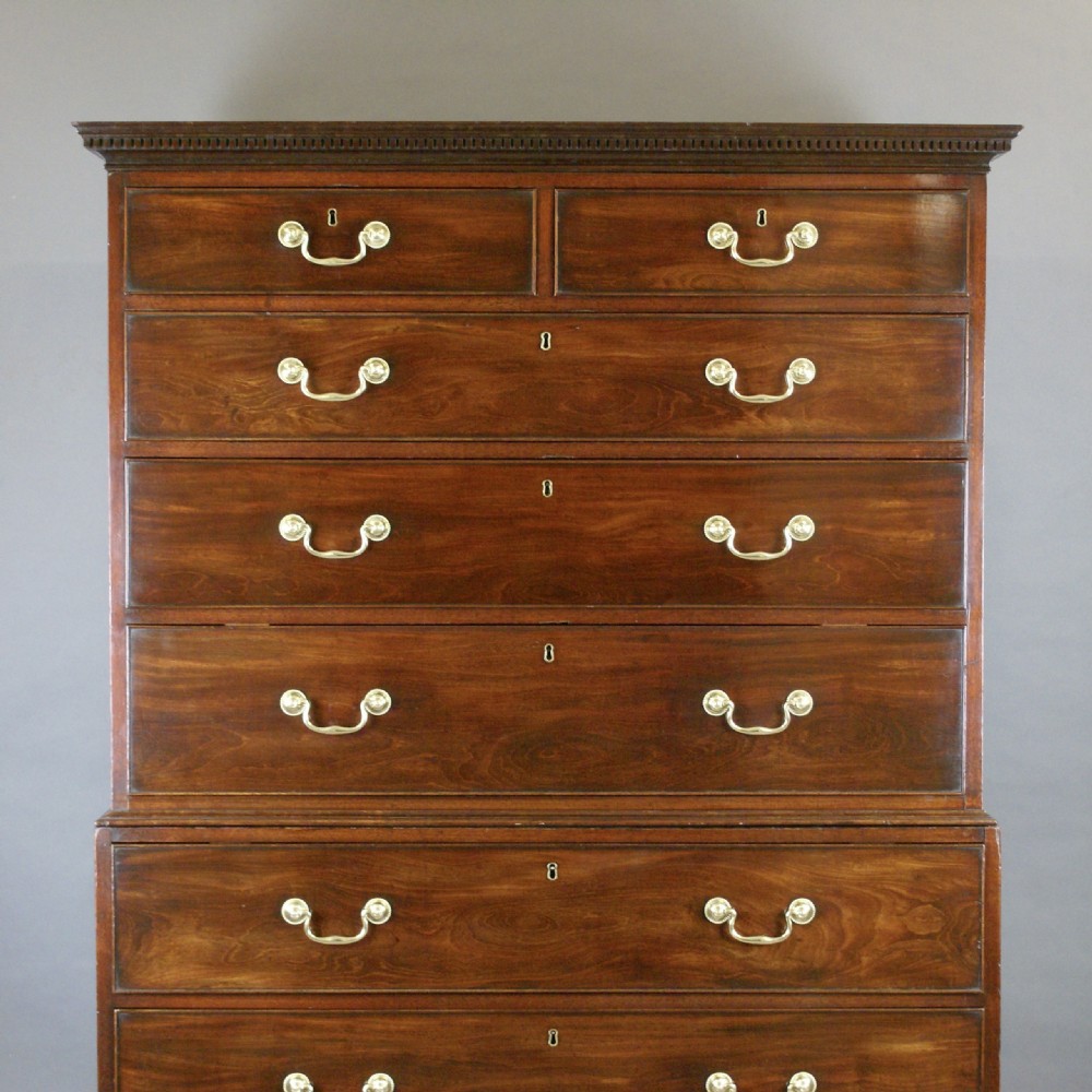 A Diminutive Georgian Mahogany Tallboy View II