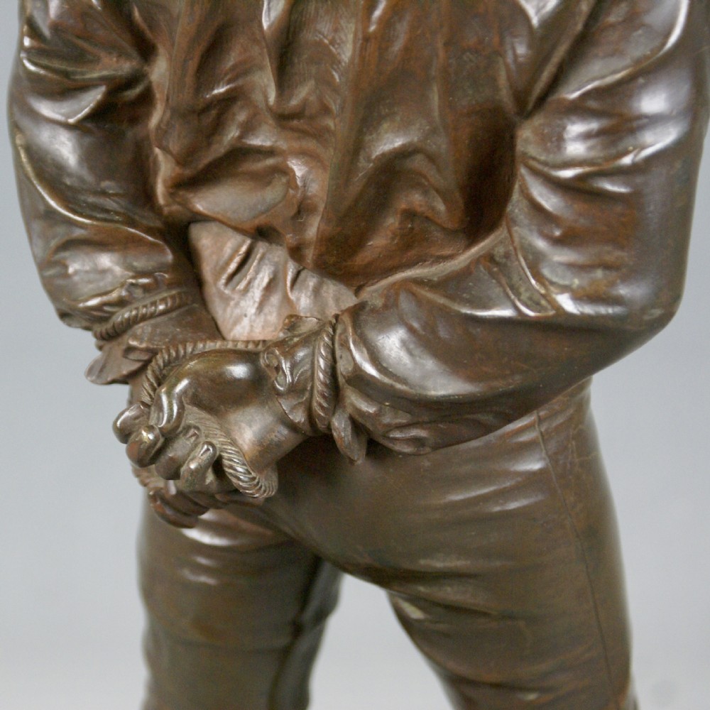 A French Bronze Figure Of Georges Danton, the French revolutionary leader View VI