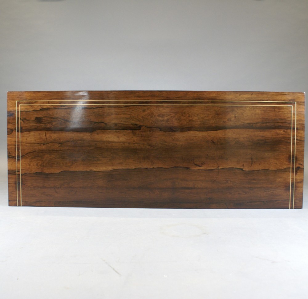 A Regency Rosewood & Brass Inlay Side Cabinet View VII