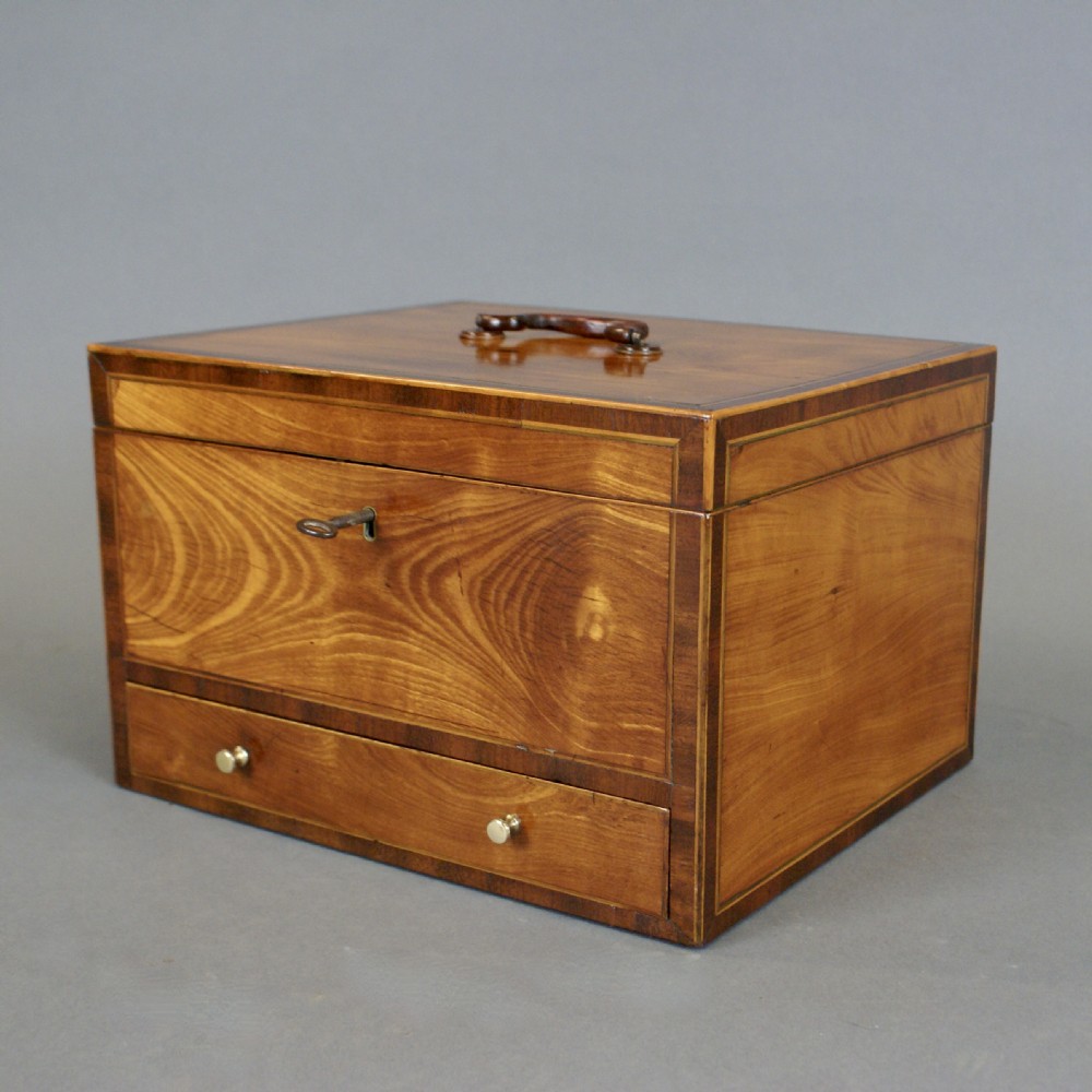 A Fine George III West Indian Satinwood Box View II