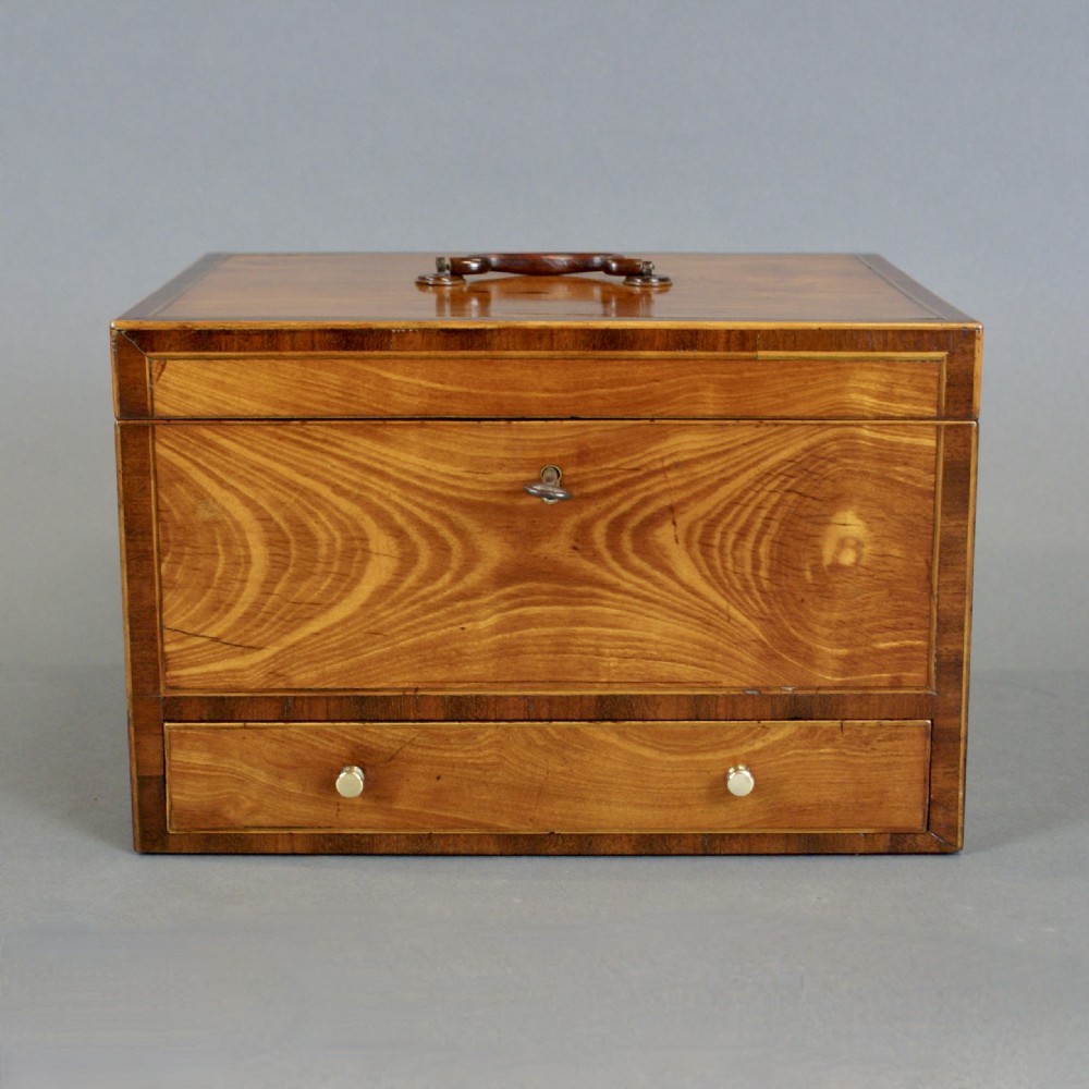 A Fine George III West Indian Satinwood Box View III