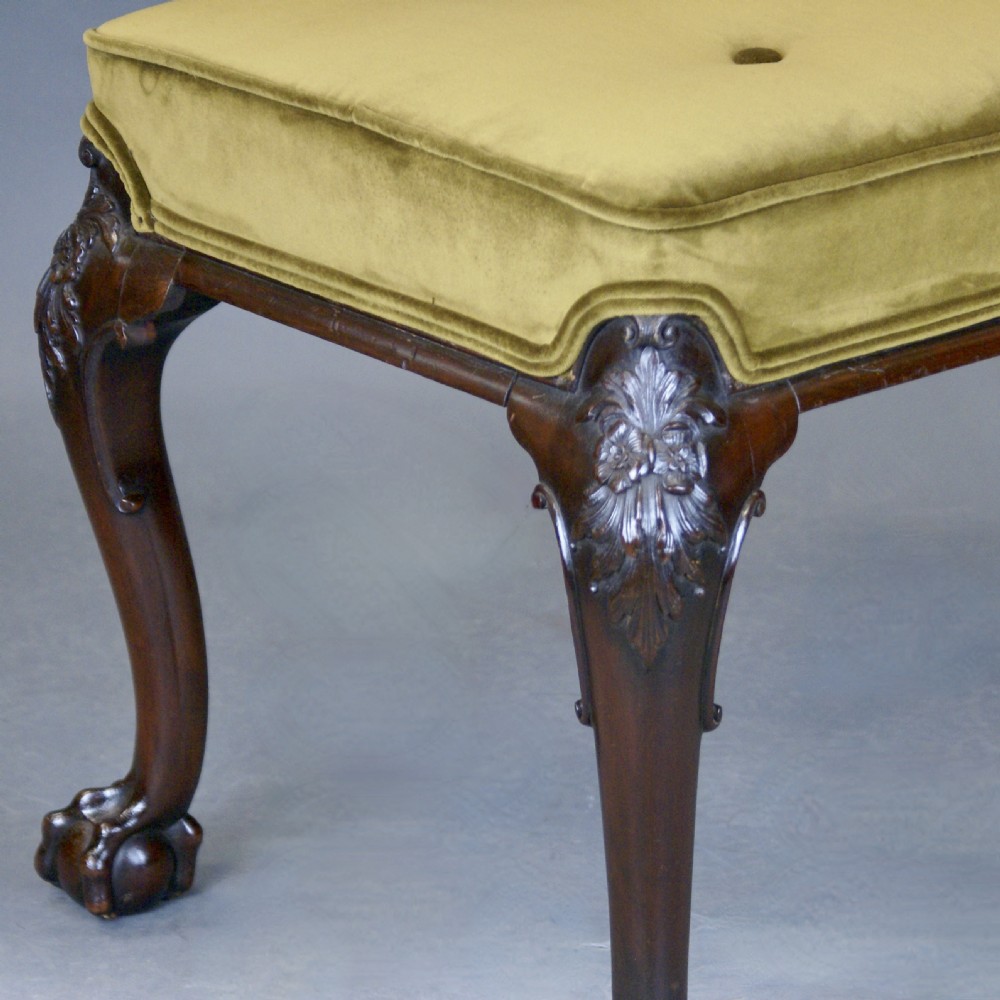 A Mahogany, Carved Claw & Ball Stool View VI