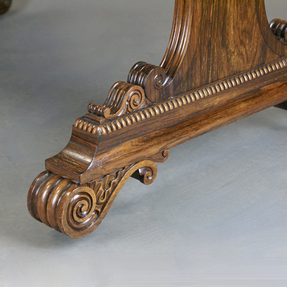 A Fine Rosewood Partners Writing Table View IV