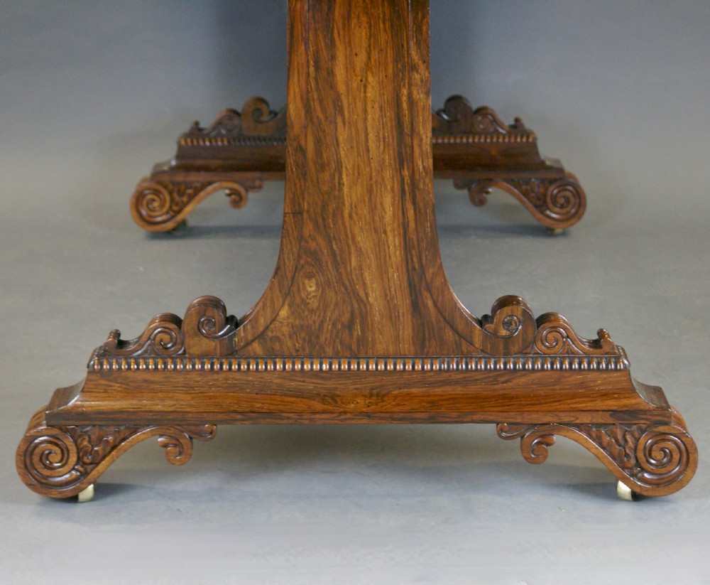 A Fine Rosewood Partners Writing Table View VI
