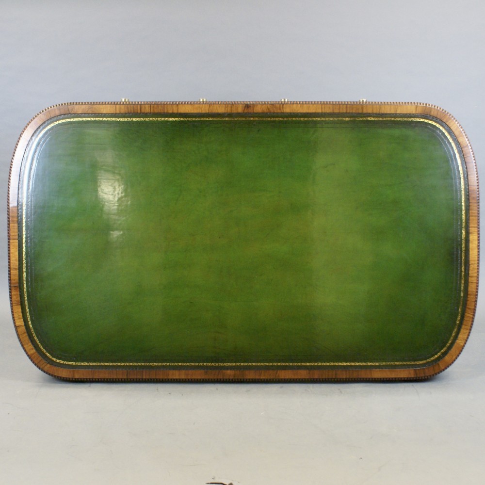 A Fine Rosewood Partners Writing Table View VIII