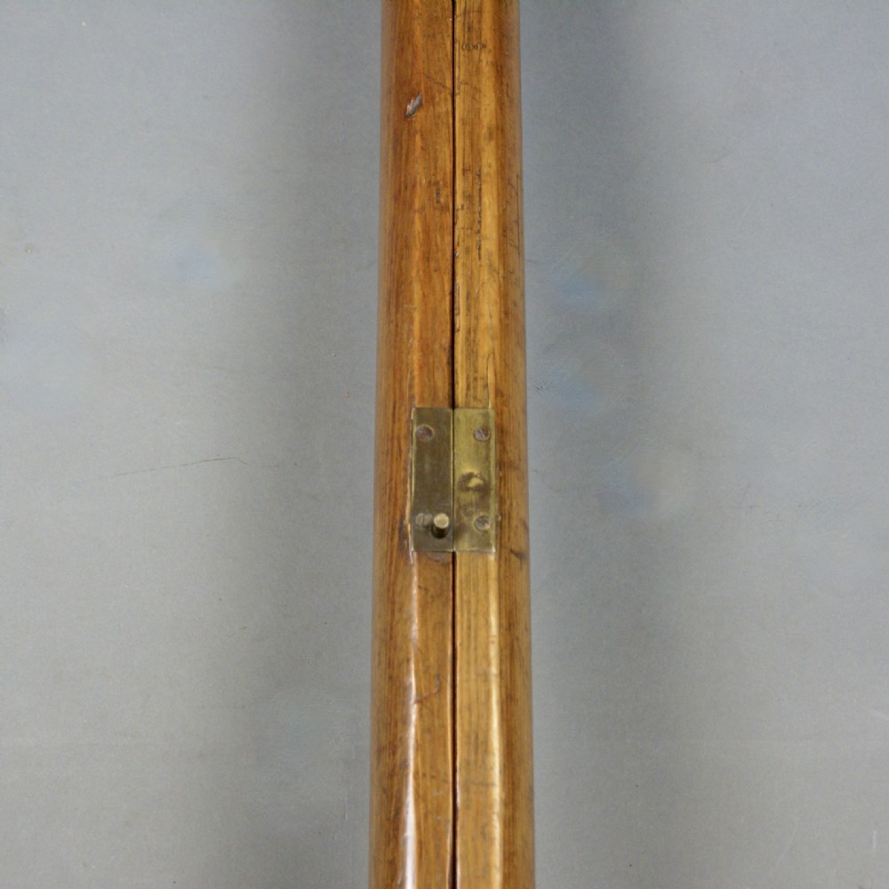 A 19Th Century Library Folding Pole Ladder View VI