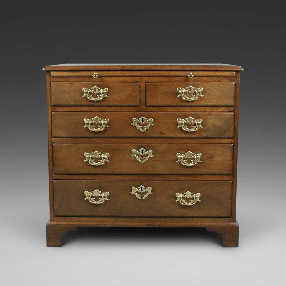 An Attractive George II Mahogany Chest Of Drawers