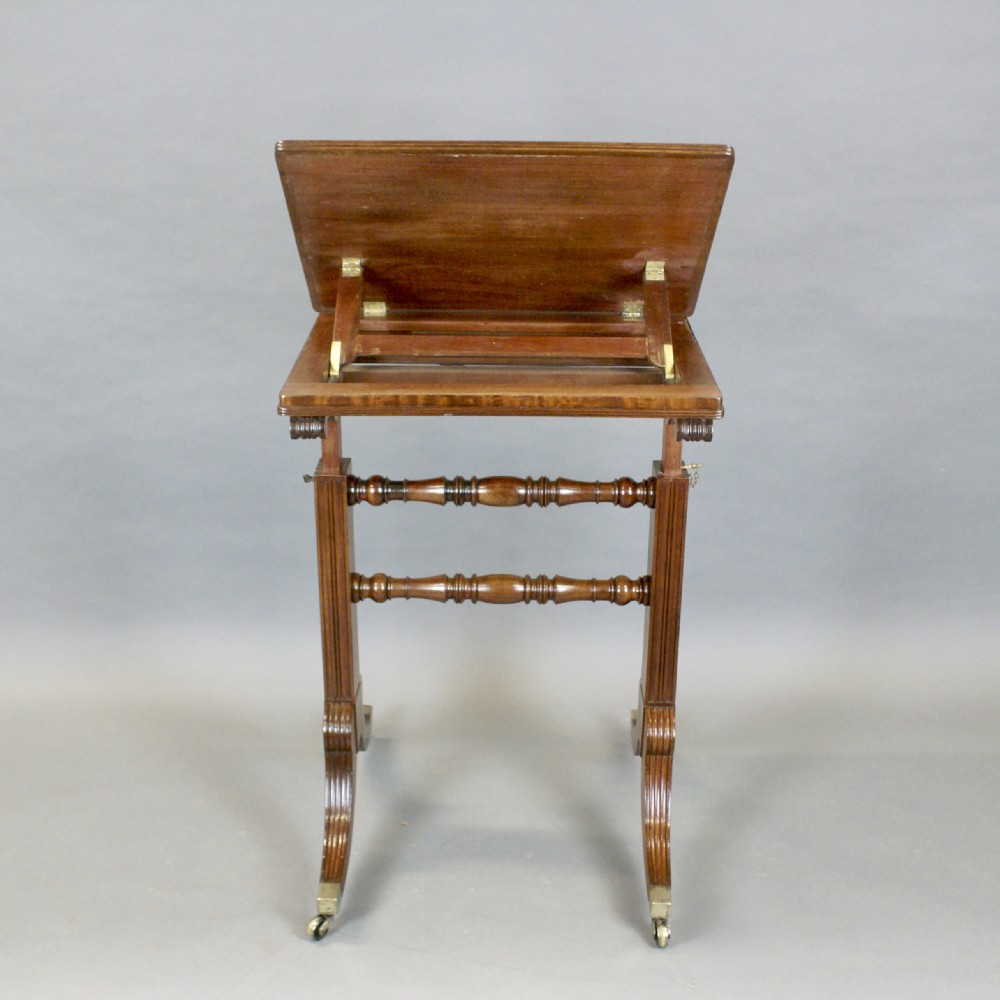 A Fine Regency Reading Table Attributed To Gillows View VII