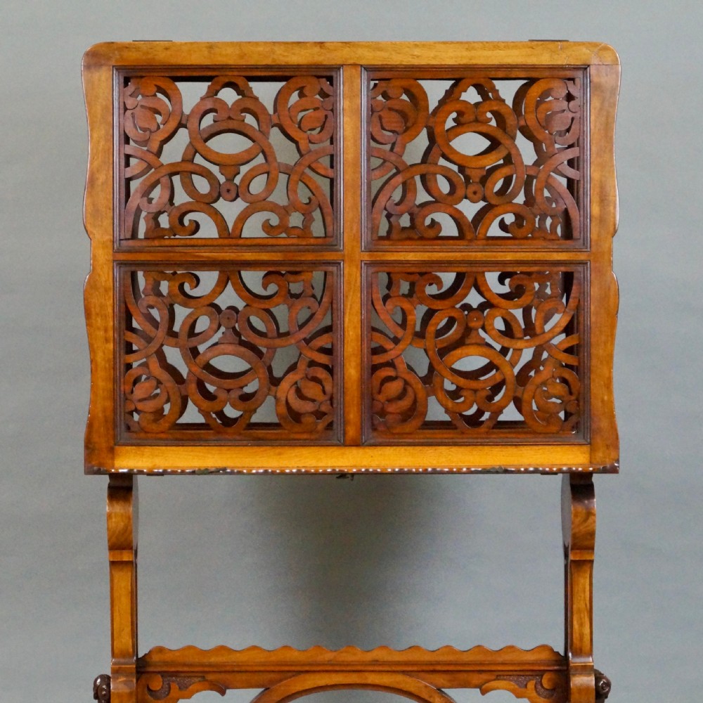 A Mid 19Th Century Walnut Folio View III