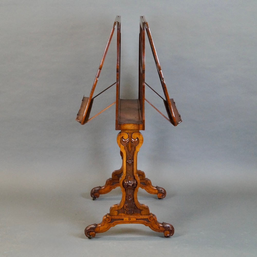 A Mid 19Th Century Walnut Folio View VI