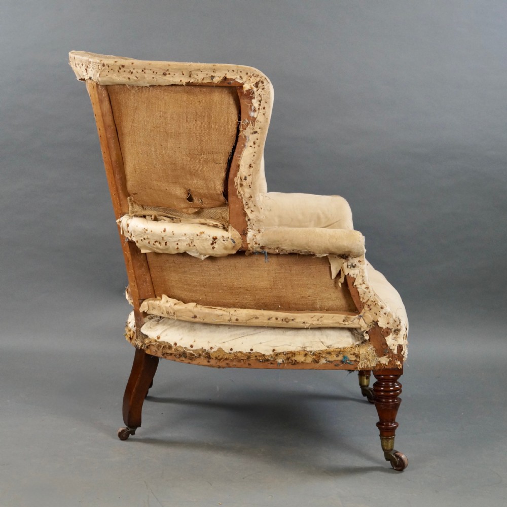 A Good Quality Victorian Walnut Arm Chair View IV