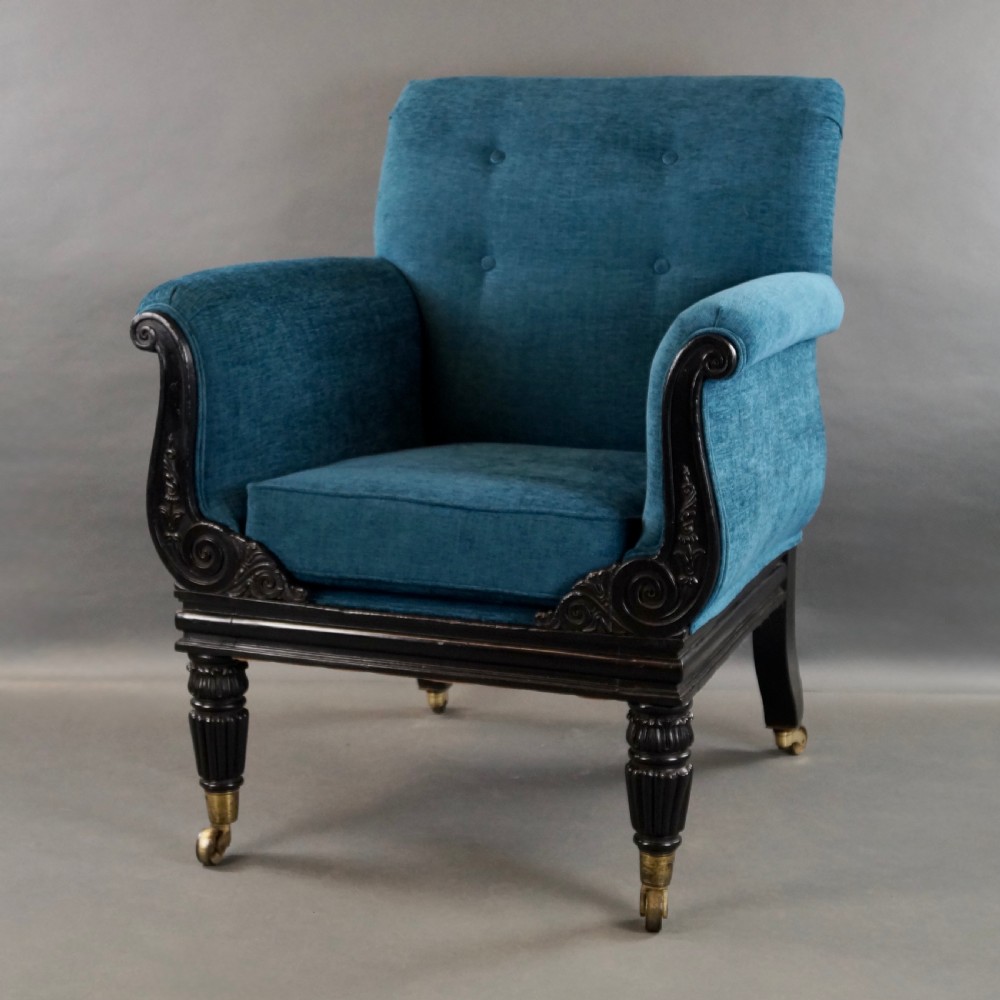 A Regency Ebonsied arm Chair View II