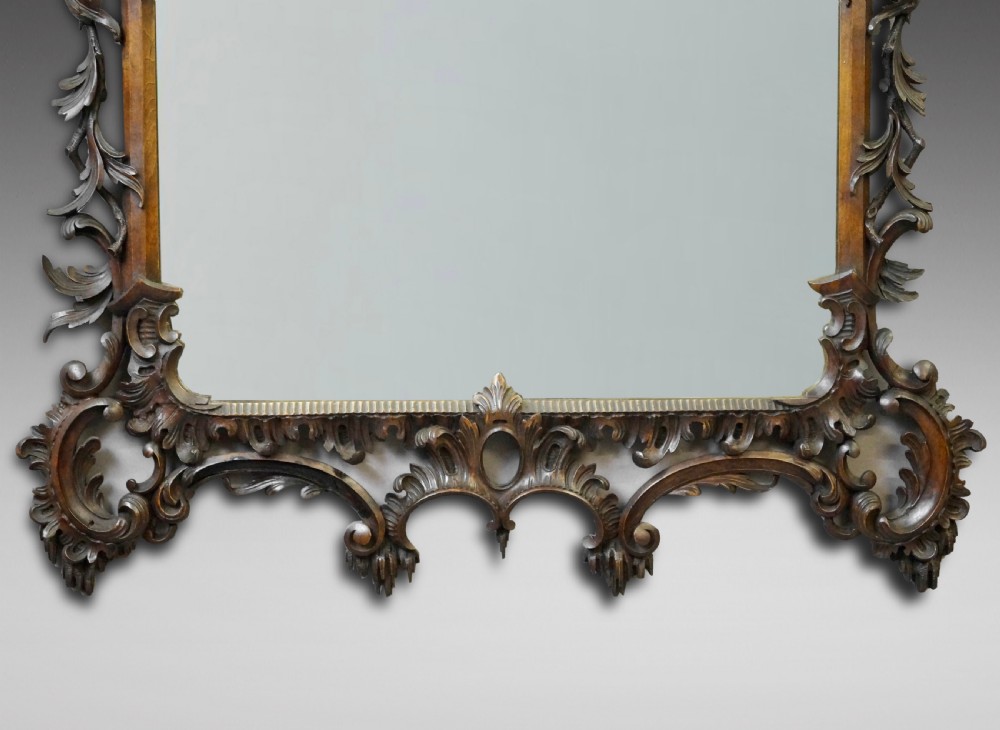 A Superb Pair Of Large Rococo Style Wall Mirrors View IV