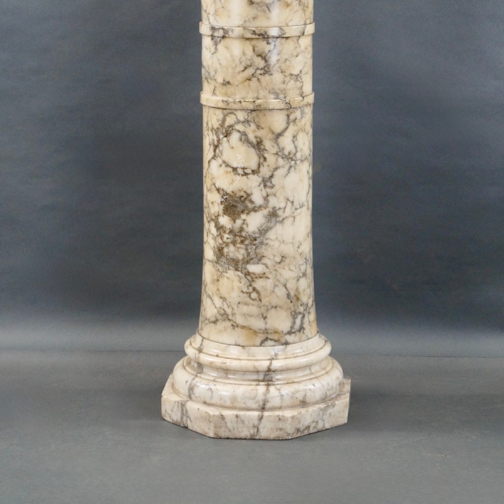 An Early 20Th Century Calacatta Marble Column View III