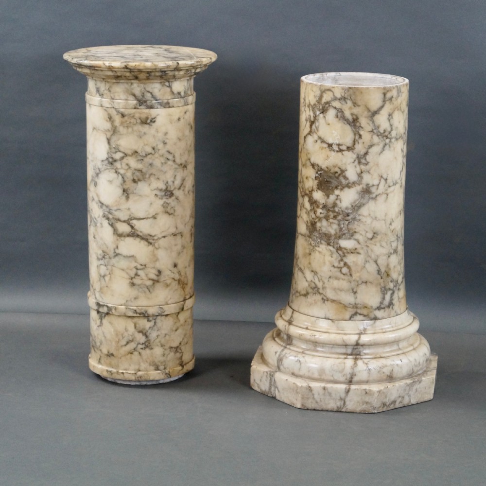 An Early 20Th Century Calacatta Marble Column View IV