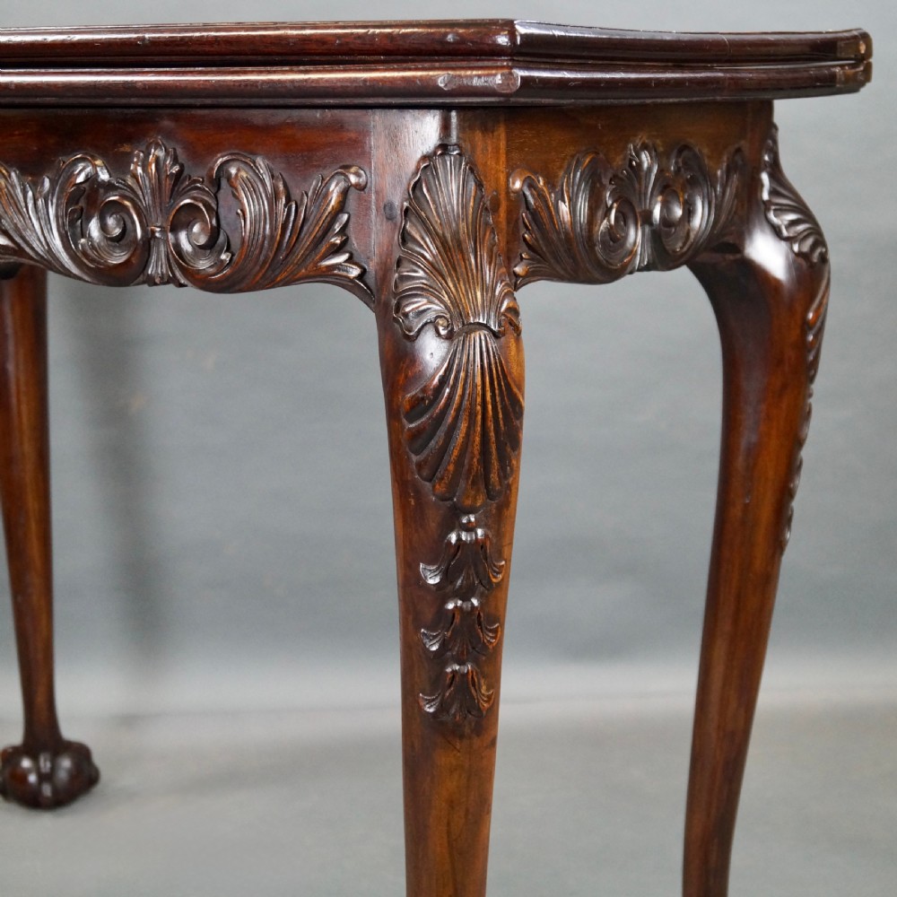 A Fine Irish Carved Tea Table View III